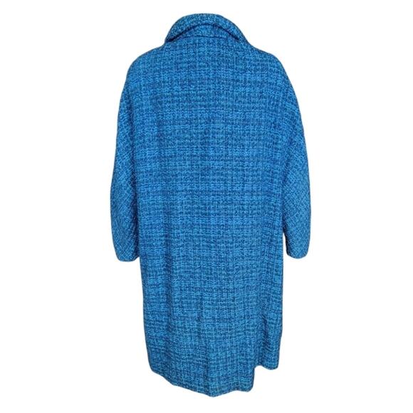 Vintage Sears Tweed Trench Coat Size Large - Picture 3 of 9